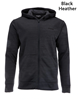 Simms Challenger Hoody Full Zip Black Heather